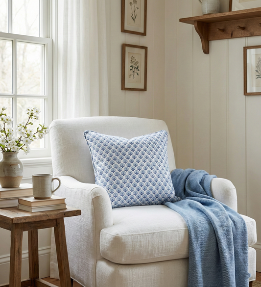 Arko Cerulean Cushion Cover