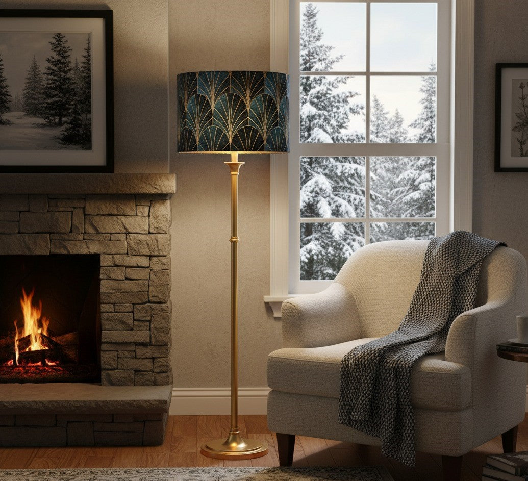 Art Deco Waterfalls Lampshade