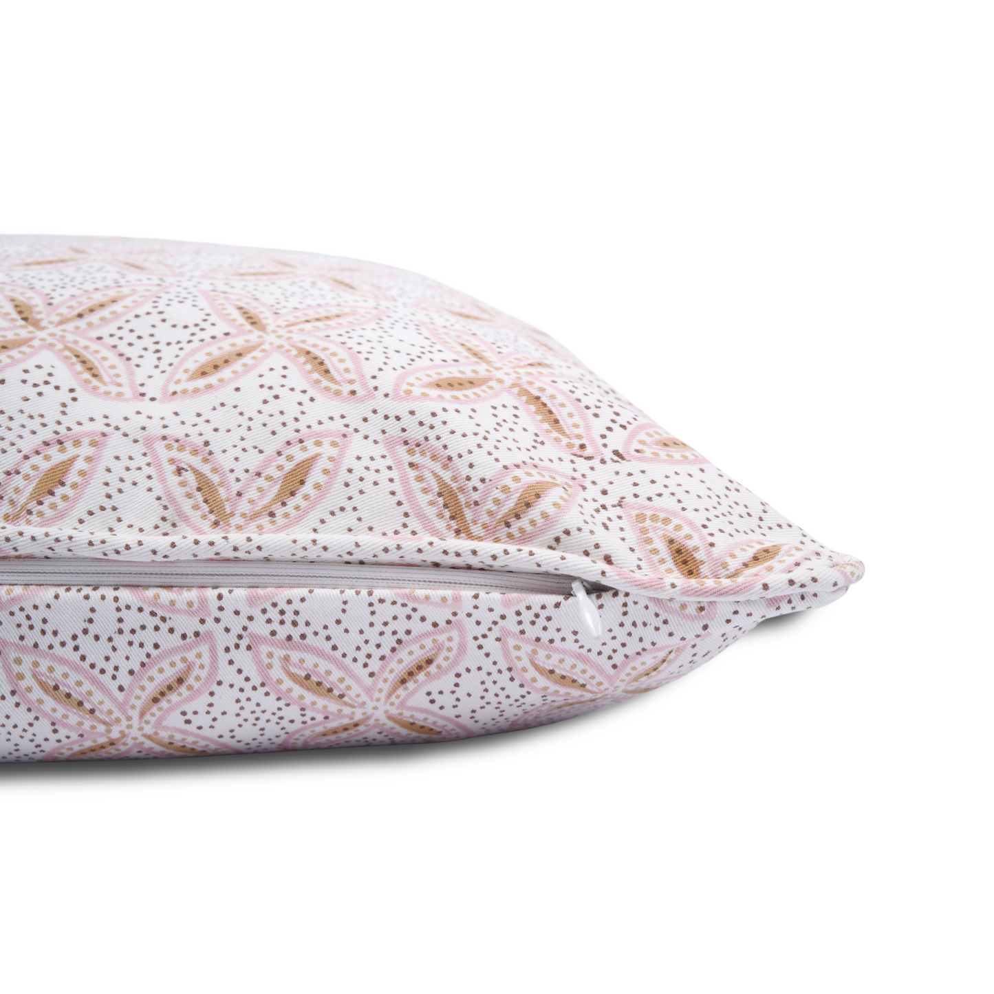 Decorative pillow covers with a geometric and plumeria flower pattern for the Canadian home decor, Throw pillow case, Decorative cushions for sofa