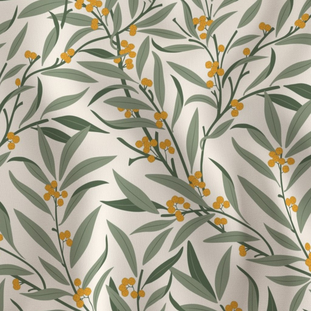 Botanical Green Lampshade - Fabric Swatch