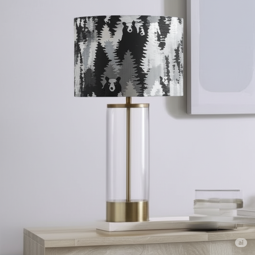 Bear Camouflage Lampshade