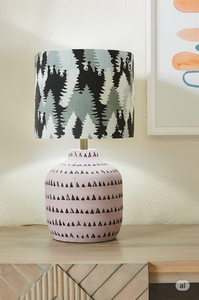 Bear Camouflage Lampshade