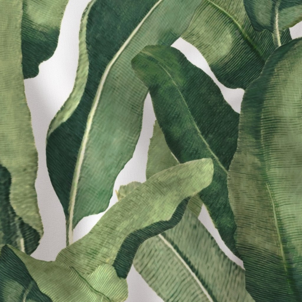 Tropical Green leaves Lampshade - Fabric Swatch
