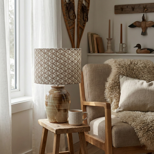 Moroccan Rust Lampshade