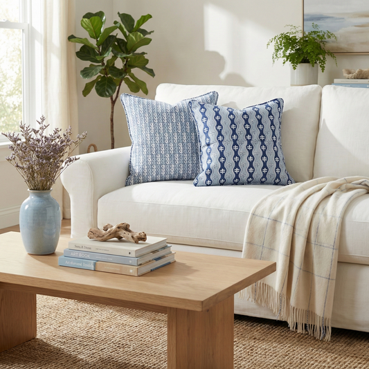 Munnar Frost Cushion Cover