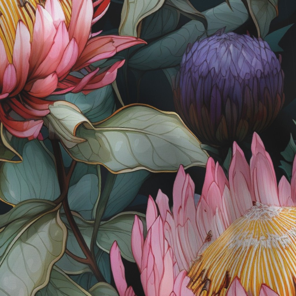 Ndebele Protea Elegance Lampshade - Fabric Swatch