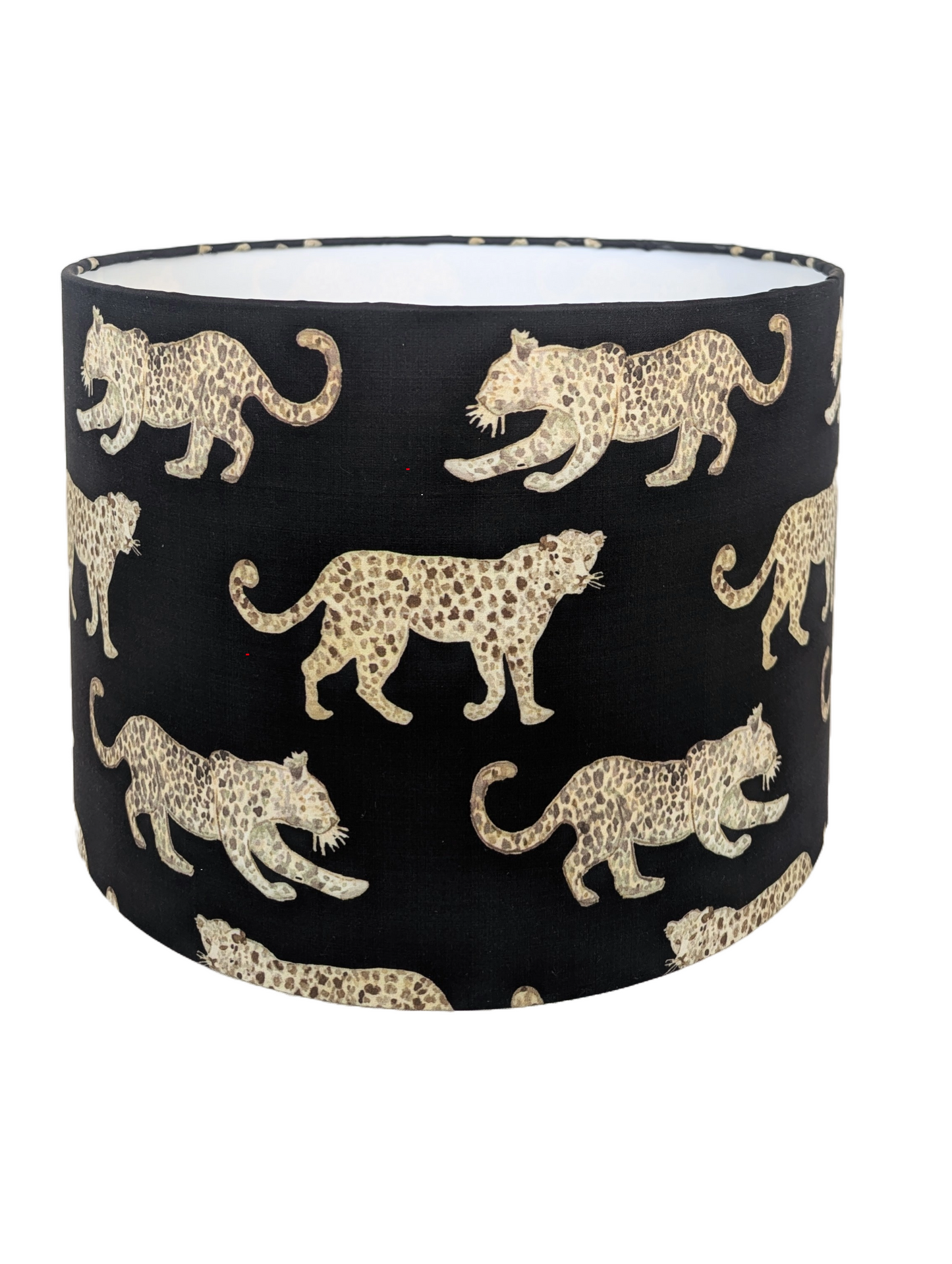 Leopard Parade Black Lampshade