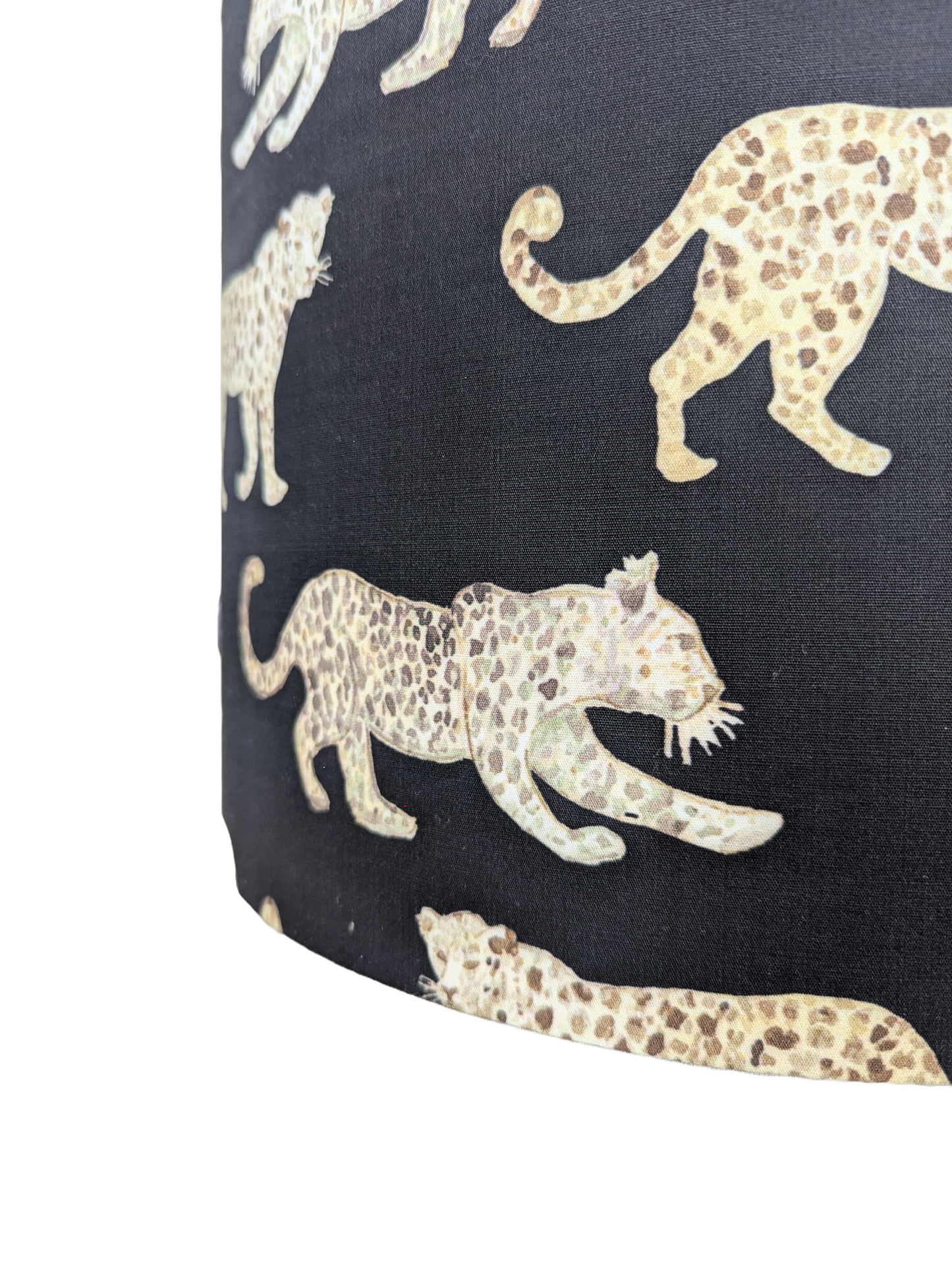 Leopard Parade Black Lampshade