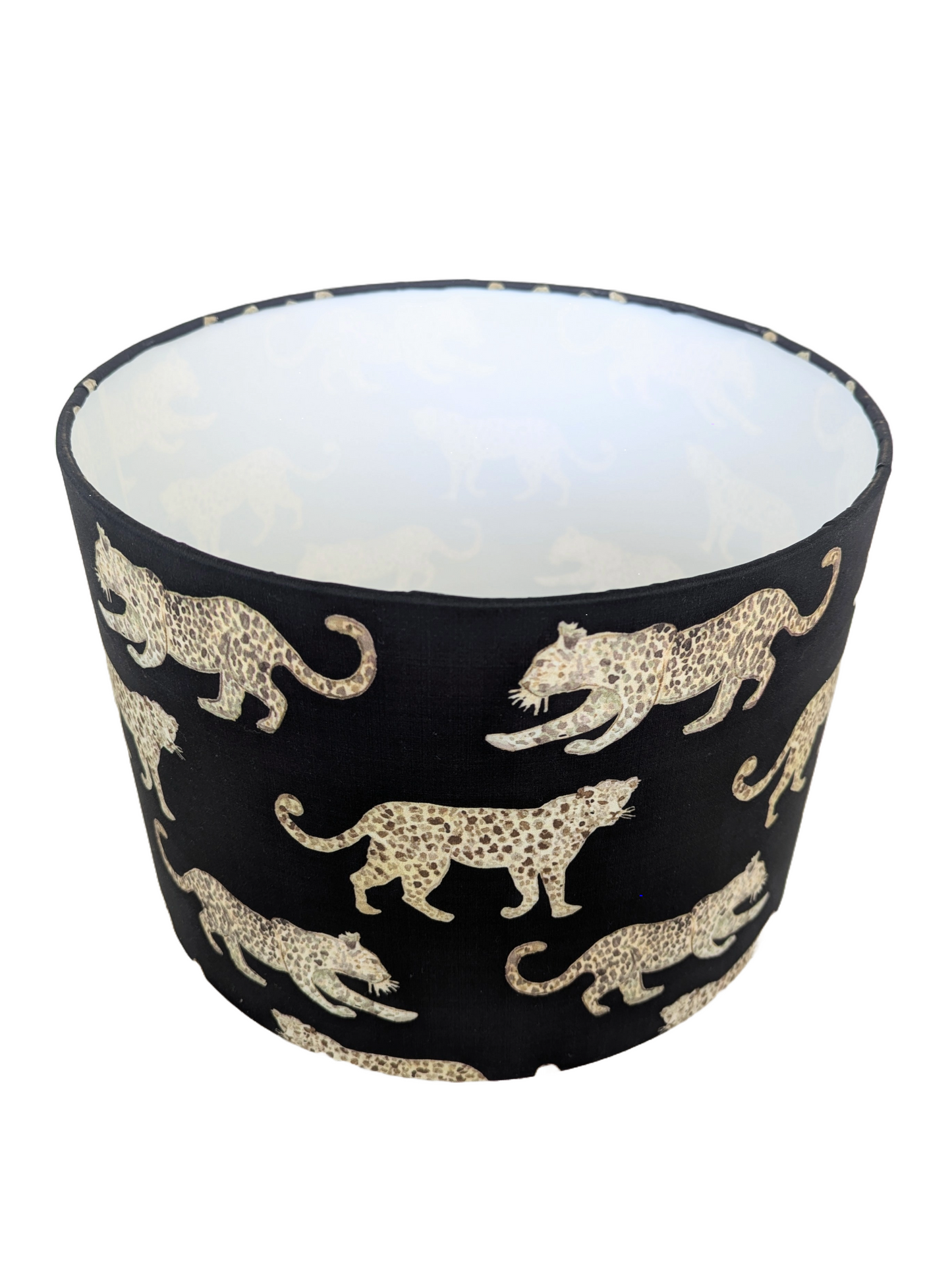 Leopard Parade Black Lampshade