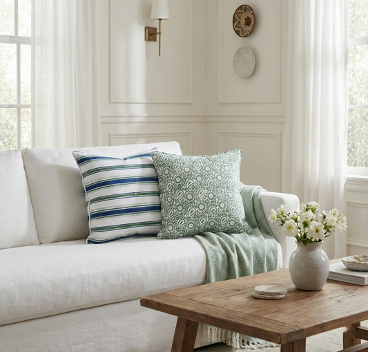 Siona Scallion Cushion Cover