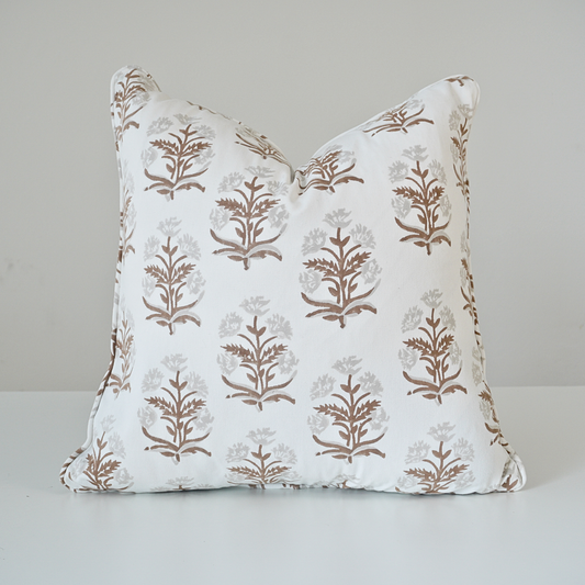Jaipuri Rust Cushion Cover