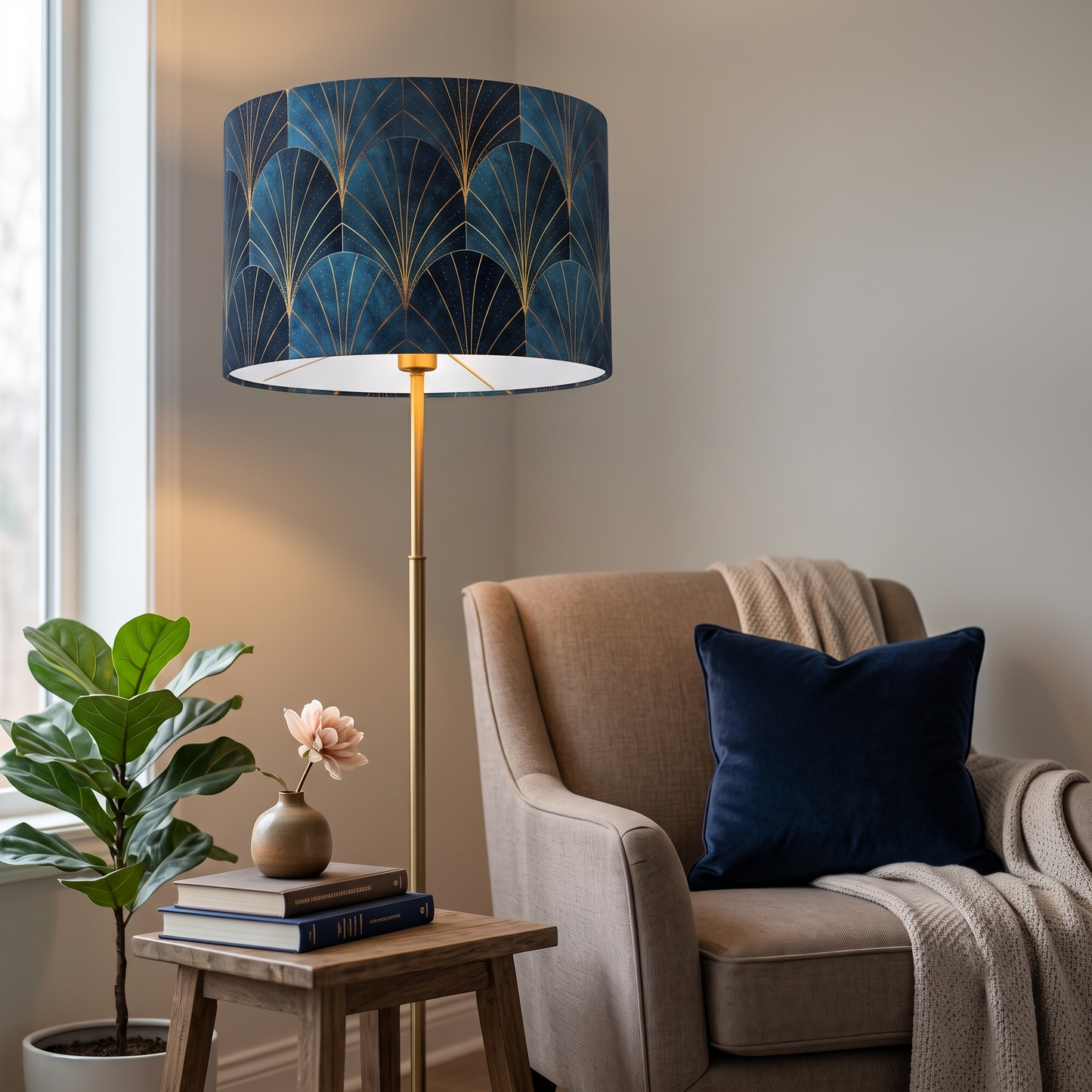 Art Deco Waterfalls Lampshade