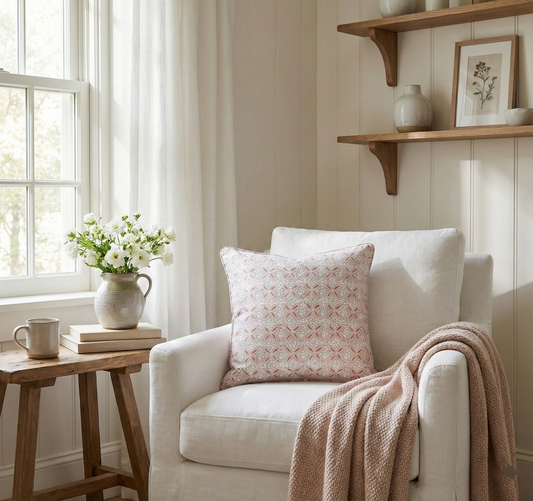 Bali plumeria Blossom Cushion Cover