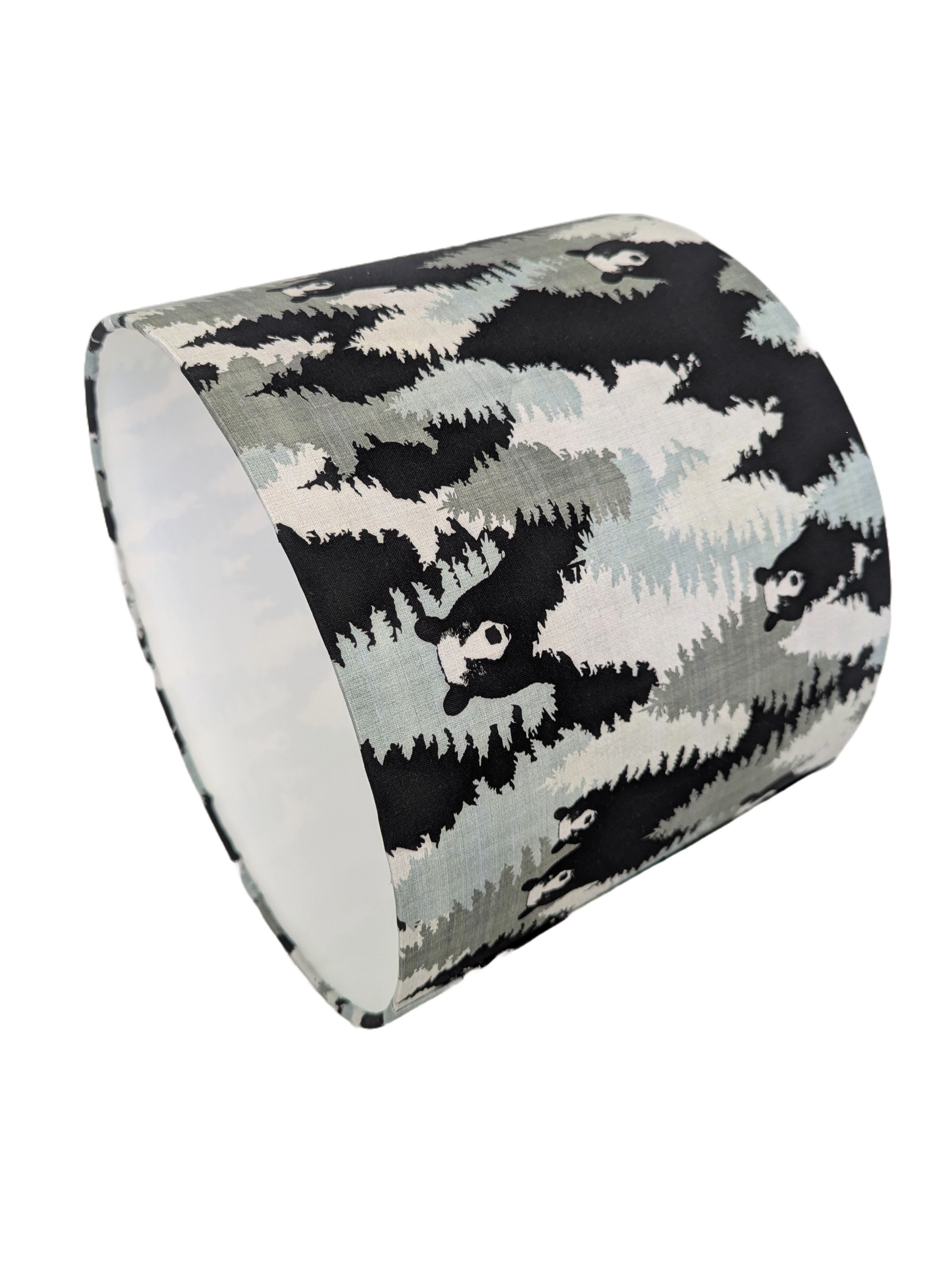 Bear Camouflage Lampshades for the cabin and cottage 