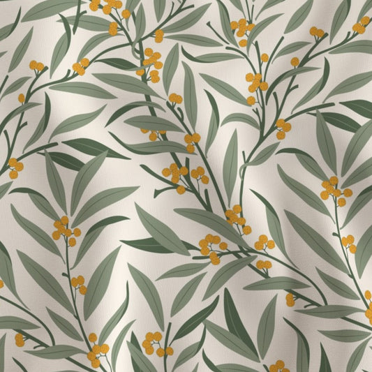 Botanical Green Lampshade - Fabric Swatch