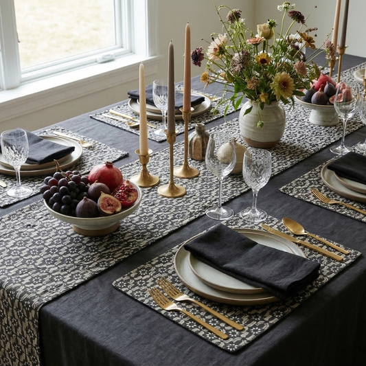 Charcoal black Napkins