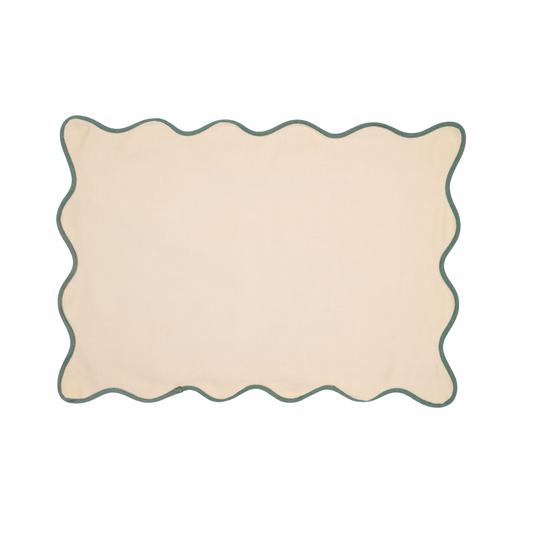 Creamed Corn Scalloped edge Placement