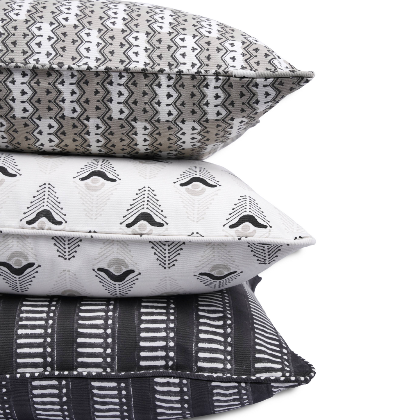 Eko Charcoal Cushion Cover