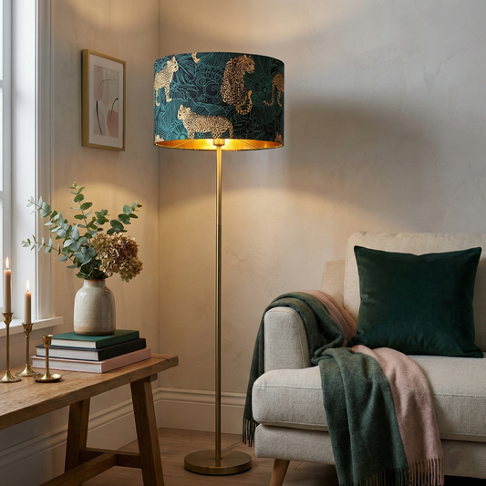 Exotic Leopard Green Lampshade