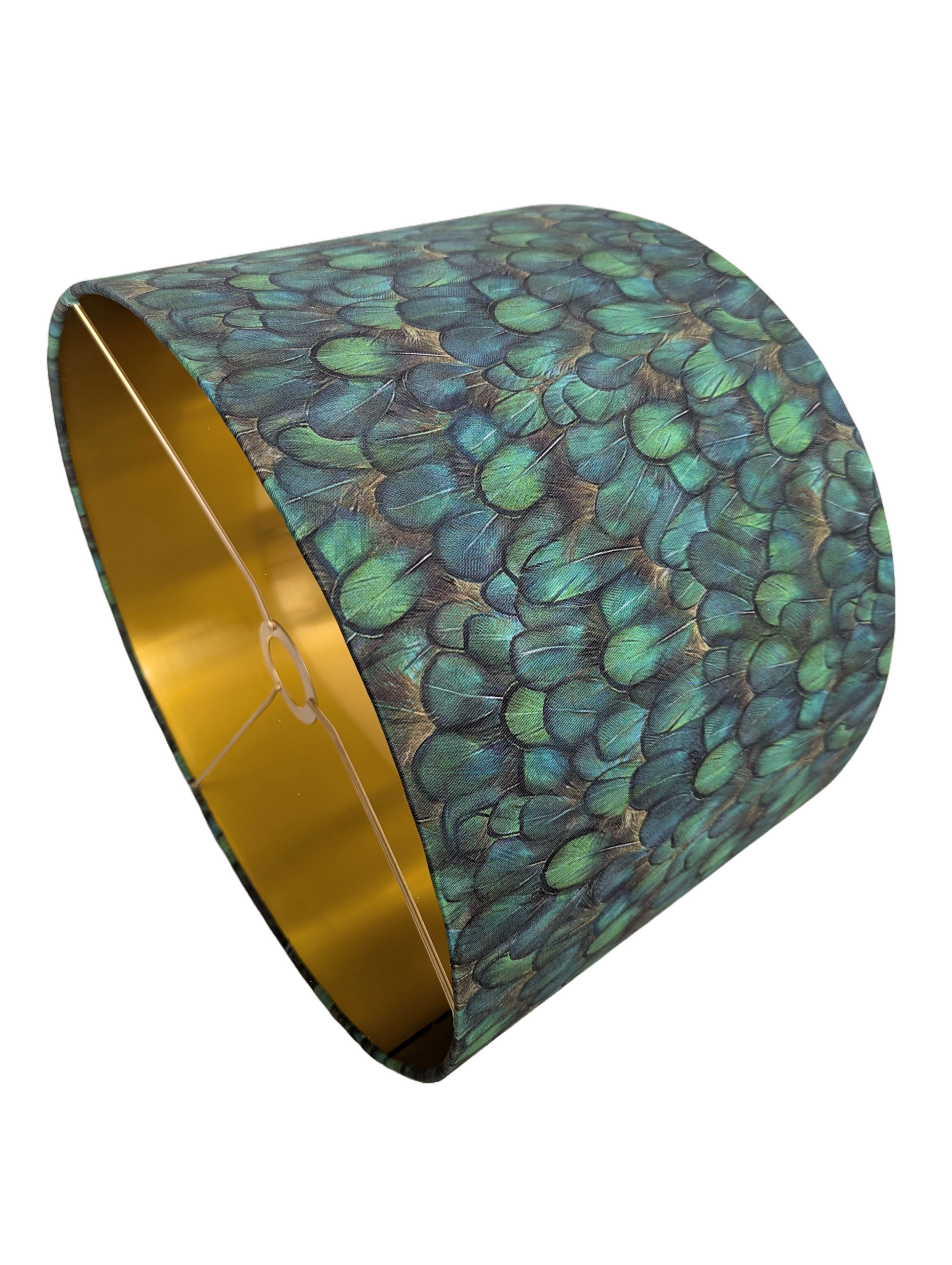 Green Animal print large lampshades