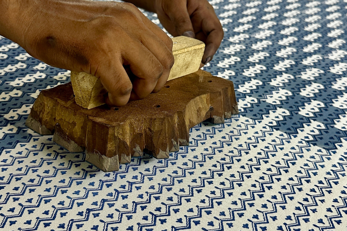 Moro Charcoal Table Runner
