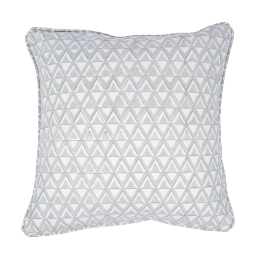 Decorative pillow with geometric pattern with pastel colors, Designer cushion covers, Patterned cushion covers