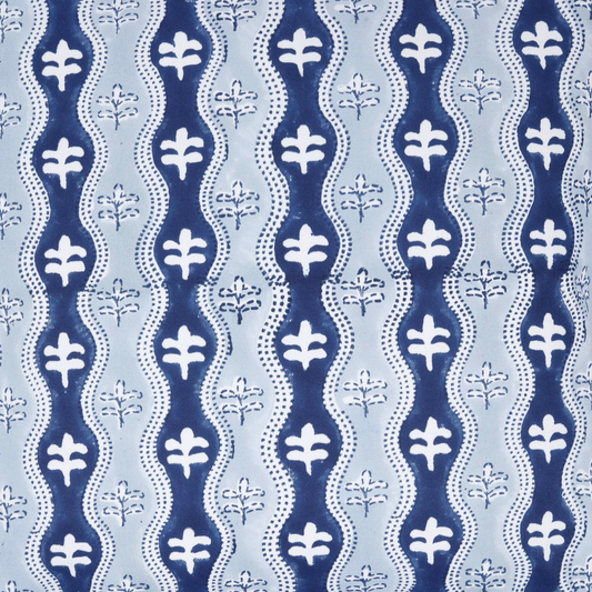Nami Indigo Cushion Cover - Fabric Swatch