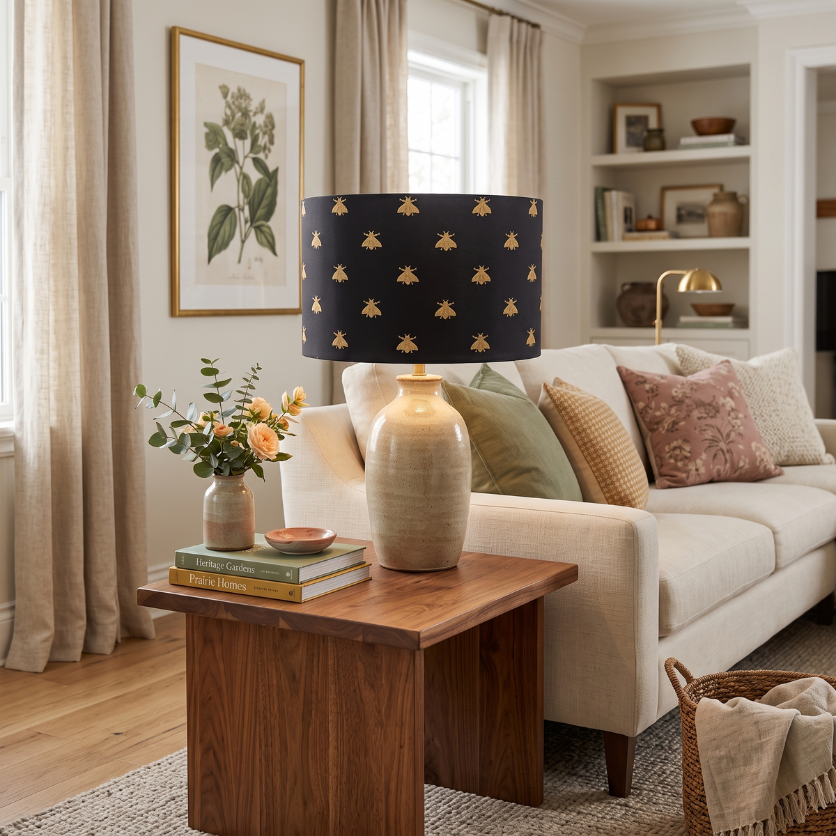Napoleonic Golden Bees Lampshade