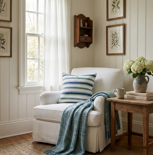 Orai Indigo Cushion Cover