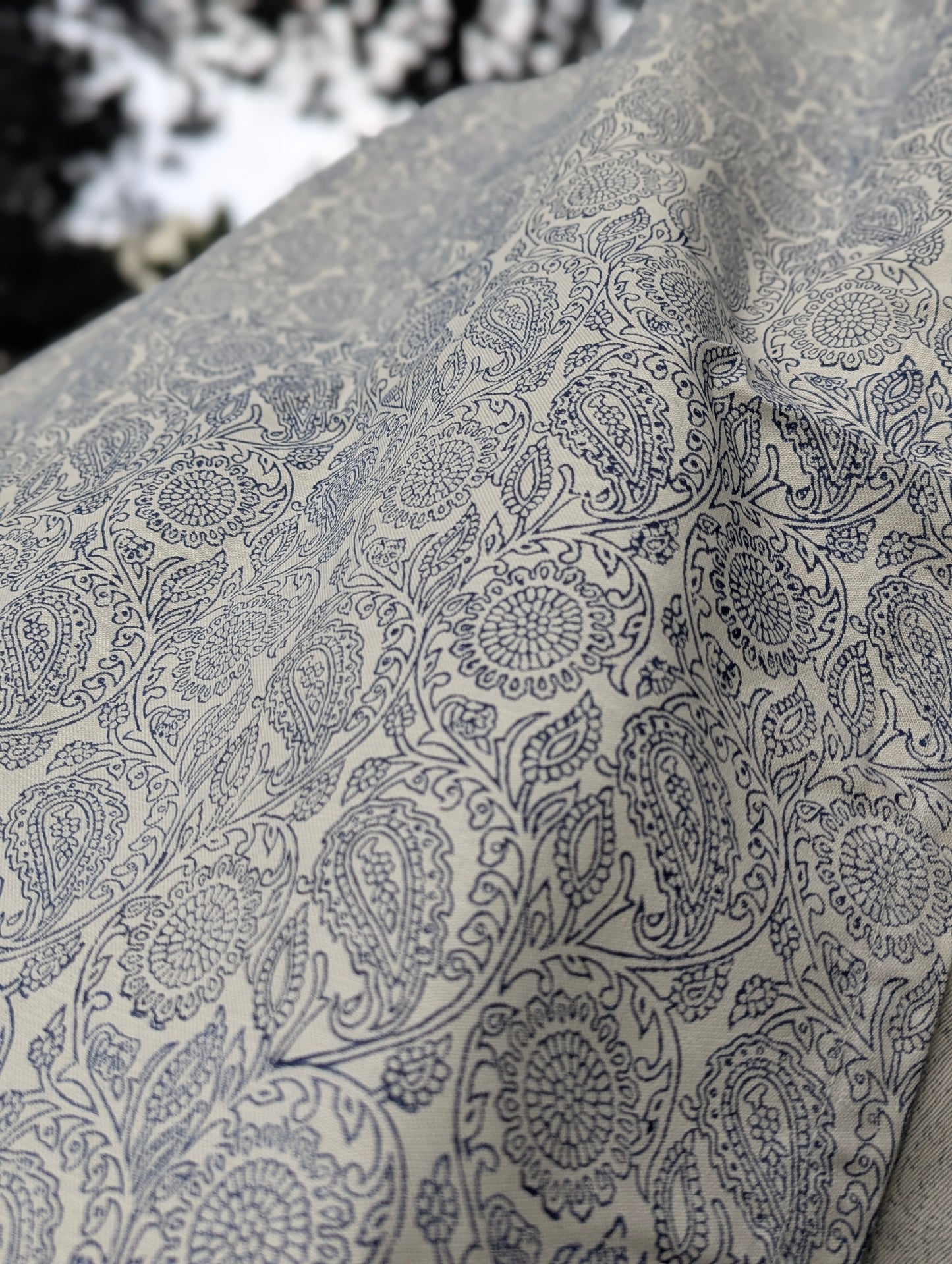 Pua Indigo blue Table Cloth