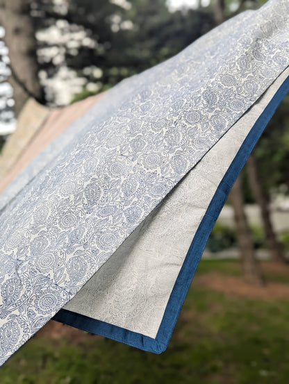 Pua Indigo blue Table Cloth