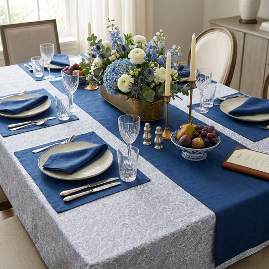 Solid Indigo Napkins