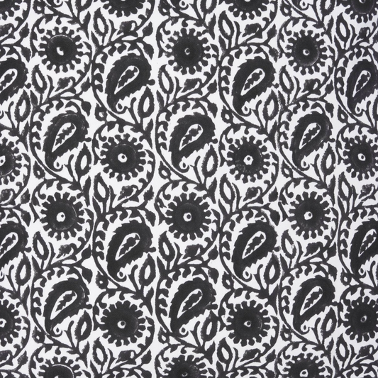 Siona Charcoal Cushion Cover - Fabric Swatch