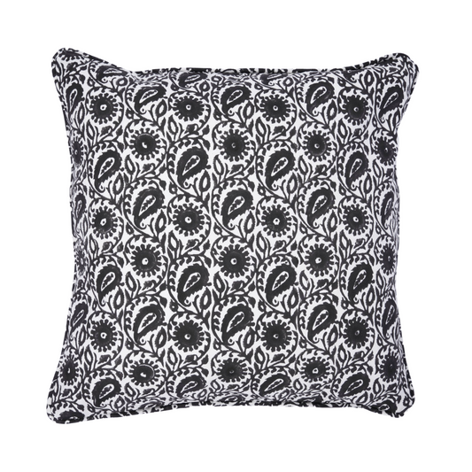 Siona Charcoal Cushion Cover