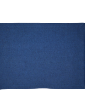 Solid Indigo Table Runner