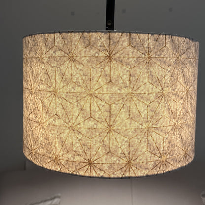 Star Geo White and Gold Double Sided Lampshade