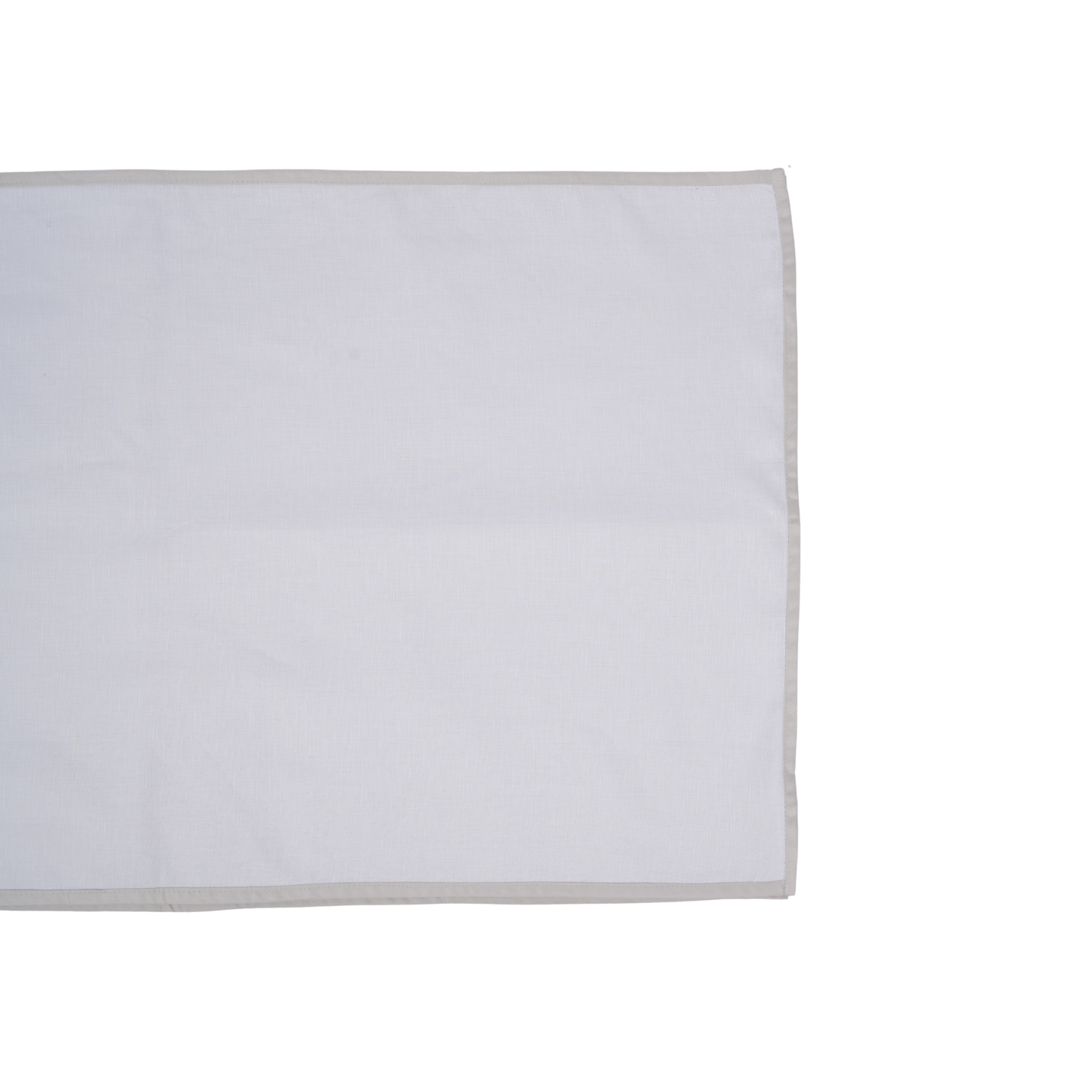Tapioca Gray Solid Table Runner