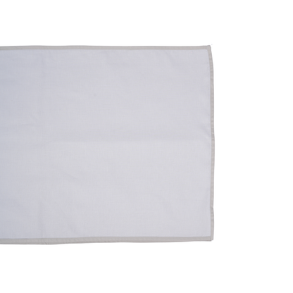 Tapioca Gray Solid Table Runner