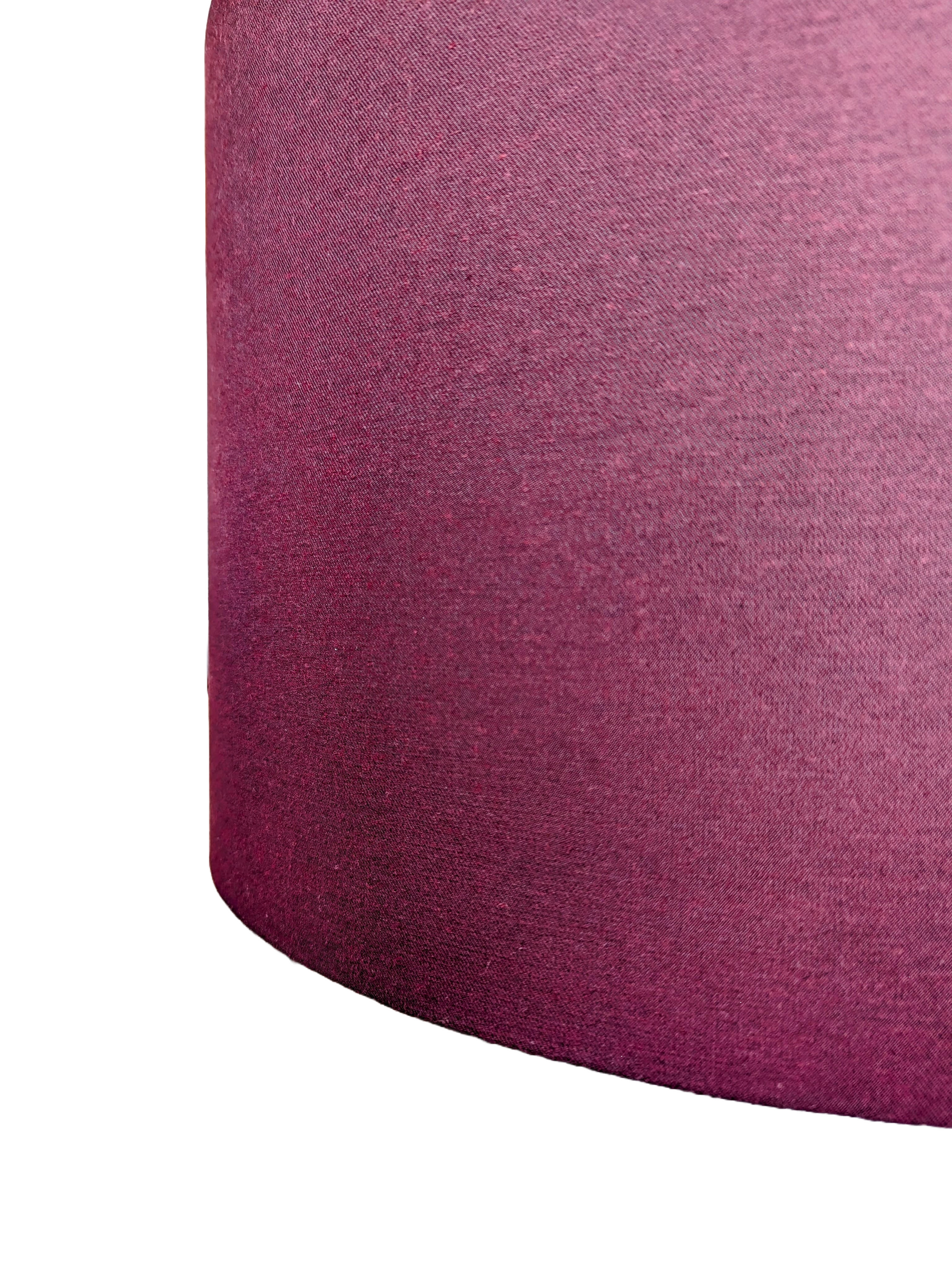 Burgundy Double Sided Floral Lampshades