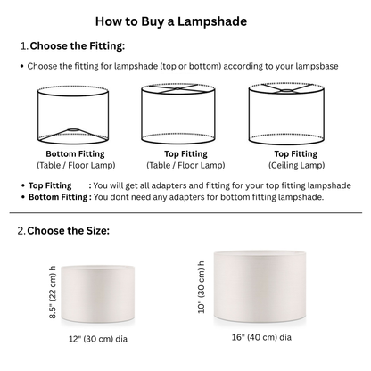 Twilight Chrysanthemum Lampshade