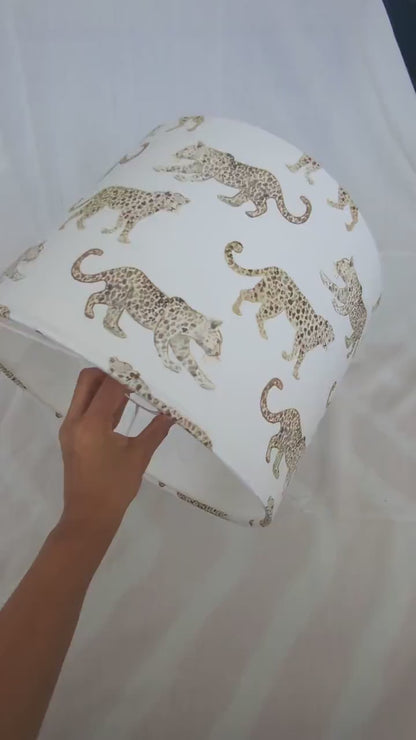 Leopard Parade Cream Lampshade