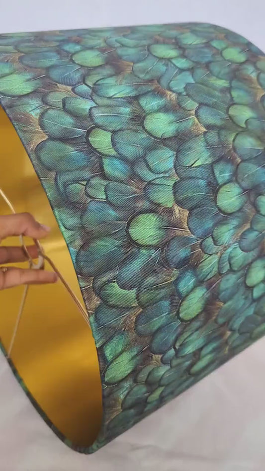 Green Pheasant Animal Lampshade