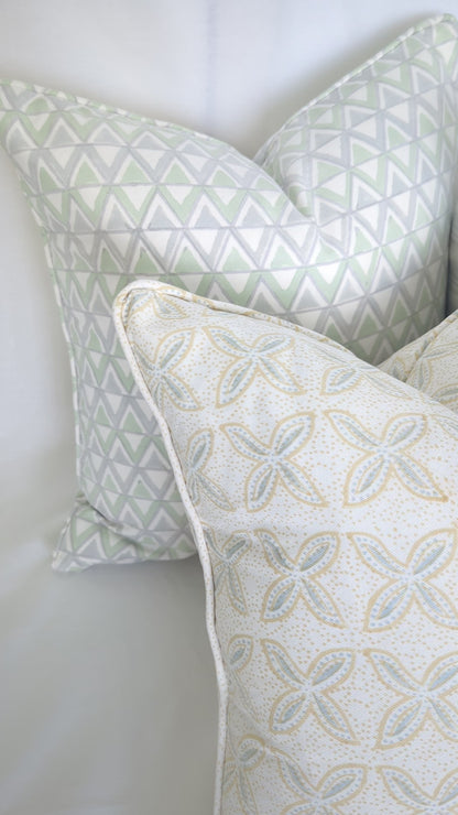 Bali plumeria Breeze Cushion Cover