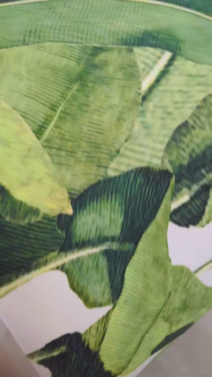 Tropical Green leaves Lampshade