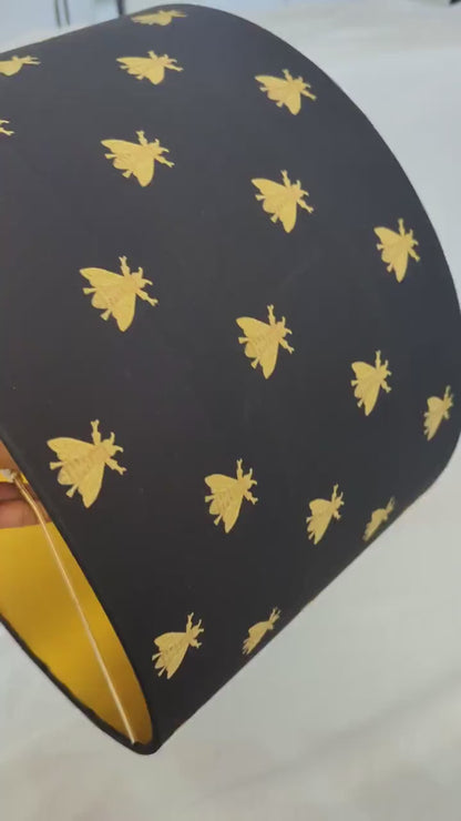 Napoleonic Golden Bees Lampshade